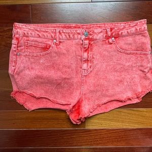 Delias Coral Mini Denim Shorts